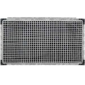 Auflagenbox mit Aluminiumgestell Oslo, 145x82,5x79,5cm - hellgrau