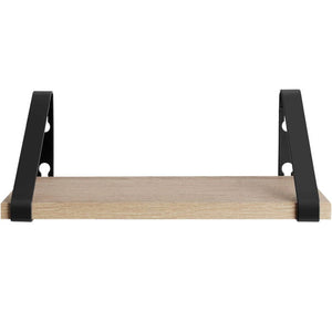 3 Hängeregale Cowell Industrial Holz hell, Eiche Sonoma