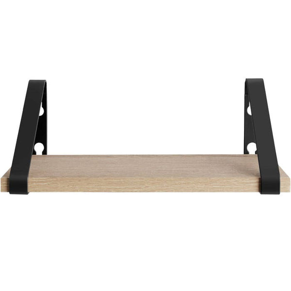 3 Hängeregale Cowell Industrial Holz hell, Eiche Sonoma