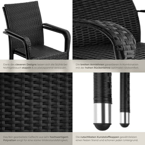 Rattanstuhl Girona 4er Set