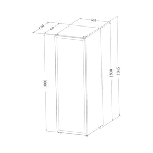 Kibernetik WKH448D wine climate cabinet 2 zones 448 liters