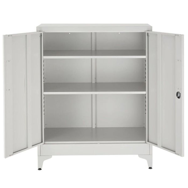 Aktenschrank Blake grau 2er Set