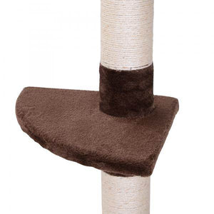Katzenbaum Kratzbaum Katzenkratzbaum mit Sisalsäulen höhenverstellbar Braun