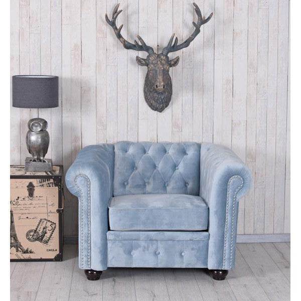 SAMT CHESTERFIELD ARMLEHNSESSEL CLUBSESSEL LOUNGESESSEL VINTAGE