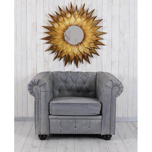 CHESTERFIELD BIBLIOTHEKSESSEL ECO LEDER ARMLEHNSESSEL BRITISH CHIC
