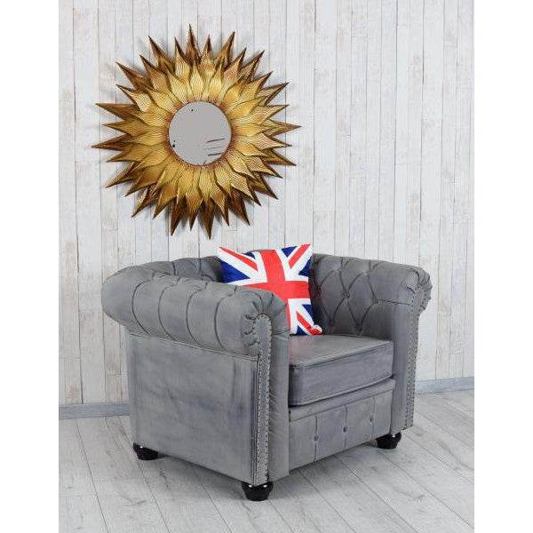 CHESTERFIELD BIBLIOTHEKSESSEL ECO LEDER ARMLEHNSESSEL BRITISH CHIC
