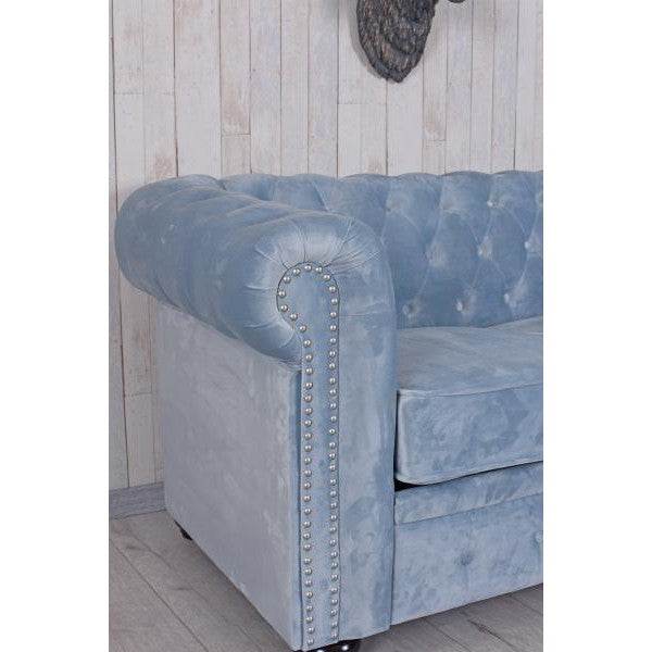 Chesterfield Sofa Samt British Chic