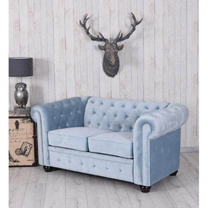 Chesterfield Sofa Samt British Chic
