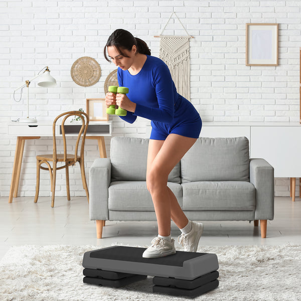 Fitness-Stepper höhenverstellbar rutschfest für Zuhause und Büro