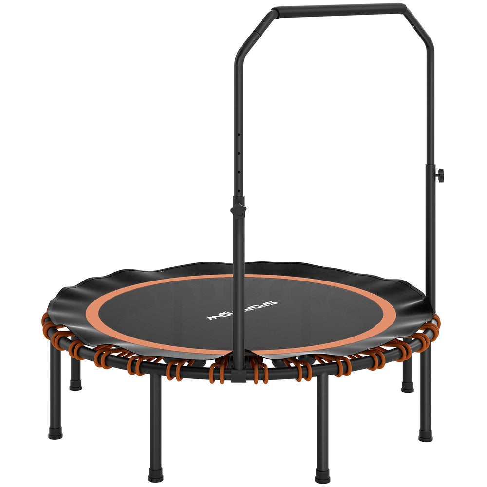 Fitness Trampolin mit höhenverstellbarem Handlauf für drinnen und draussen