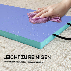 Fitnessmatte faltbar mit Griff für Yoga und Sport 180x60x5cm