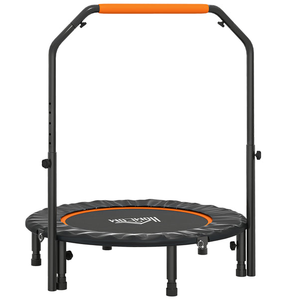 Fitnesstrampolin klappbar mit Haltegriff belastbar bis 150kg