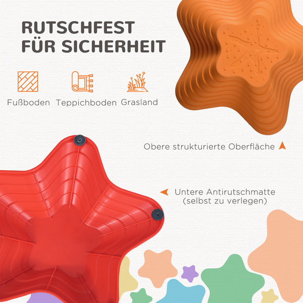 Flusssteine Kinderspielzeug rutschfest bis 80kg Bunt