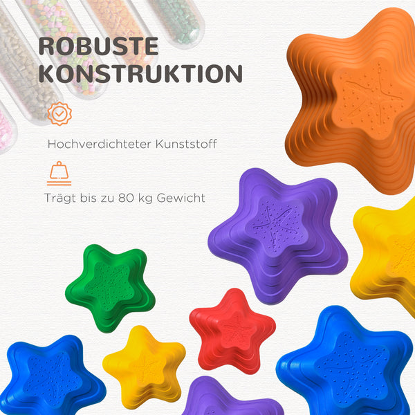 Flusssteine Kinderspielzeug rutschfest bis 80kg Bunt