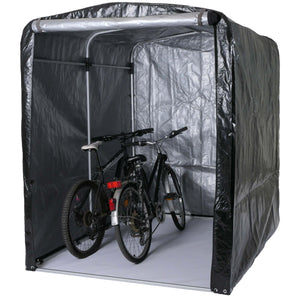 Foliengarage Aufbewahrungszelt Alu wasserfest, 201x157x201cm anthrazit