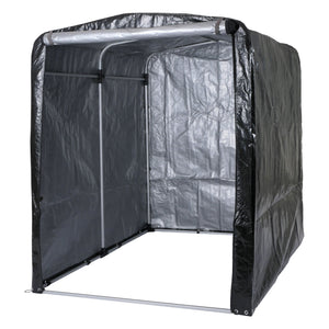 Foliengarage Aufbewahrungszelt Alu wasserfest, 201x157x201cm anthrazit