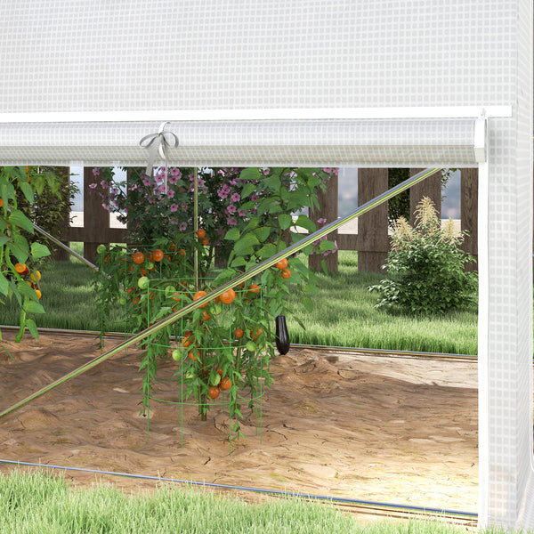 Foliengewächshaus UV-beständig mit Stahlrahmen für Garten 3x2x2m