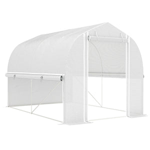 Foliengewächshaus UV-beständig mit Stahlrahmen für Garten 3x2x2m