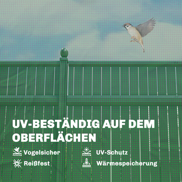 Foliengewächshaus gross faltbar mit Türen und Fenstern