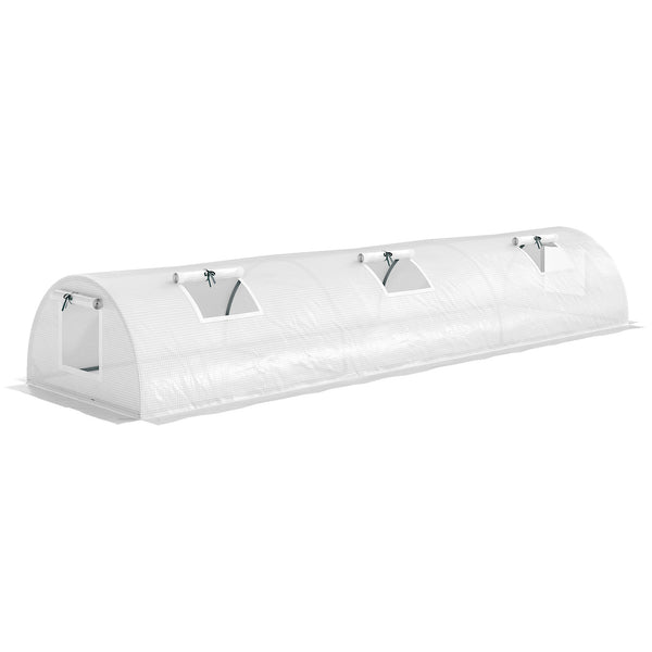 Foliengewächshaus Mini Tunnel mit Fenster UV-beständig 300cm
