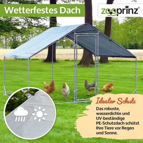 Freigehege Freilaufgehege L Konrad 200x200x195cm