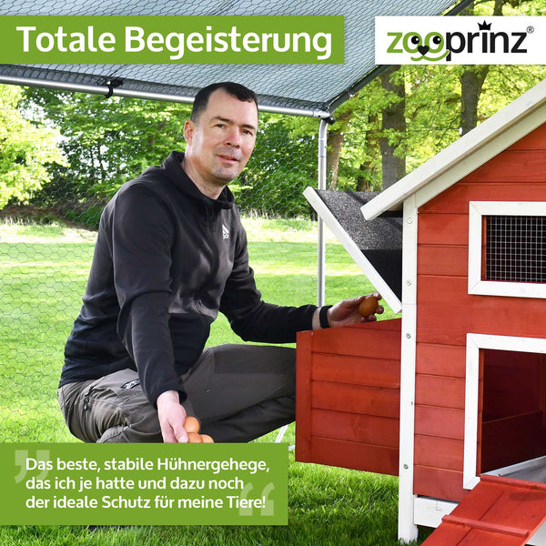 Freigehege Freilaufgehege L Konrad 200x200x195cm
