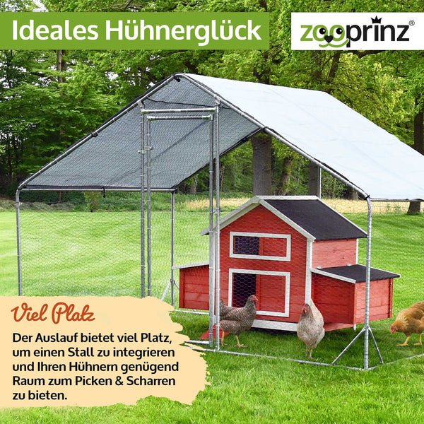 Freigehege Freilaufgehege L Konrad 200x200x195cm