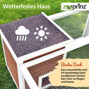 Freigehege Freilaufgehege Sunny mit Haus