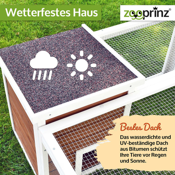 Freigehege Freilaufgehege Sunny mit Haus