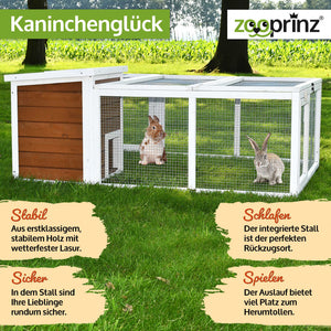 Freigehege Freilaufgehege Sunny mit Haus
