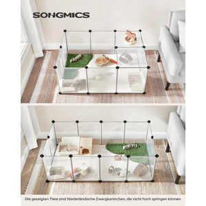 Freigehege Tiergehege mit Bodenplatten
