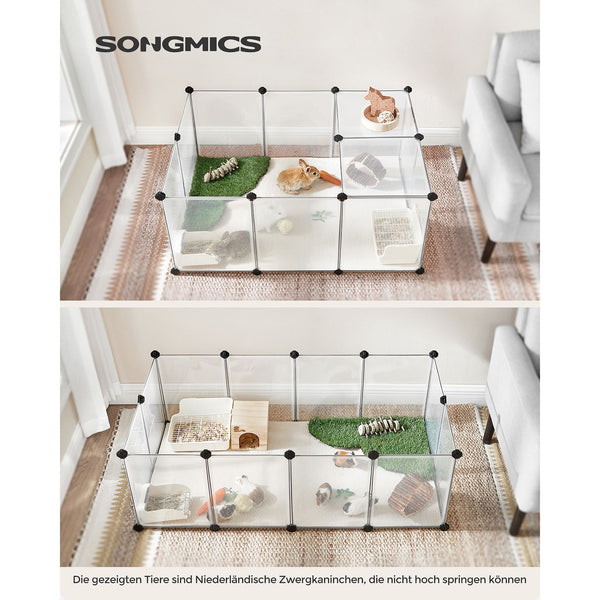 Freigehege Tiergehege mit Bodenplatten
