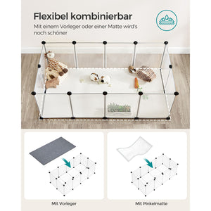 Freigehege Tiergehege mit Bodenplatten