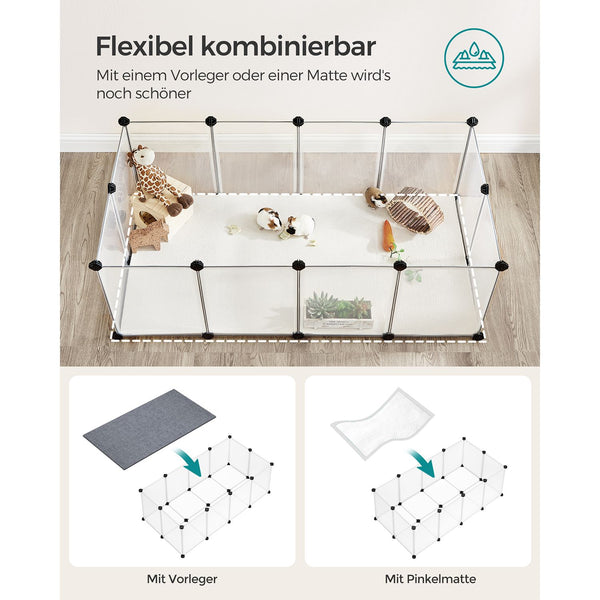 Freigehege Tiergehege mit Bodenplatten