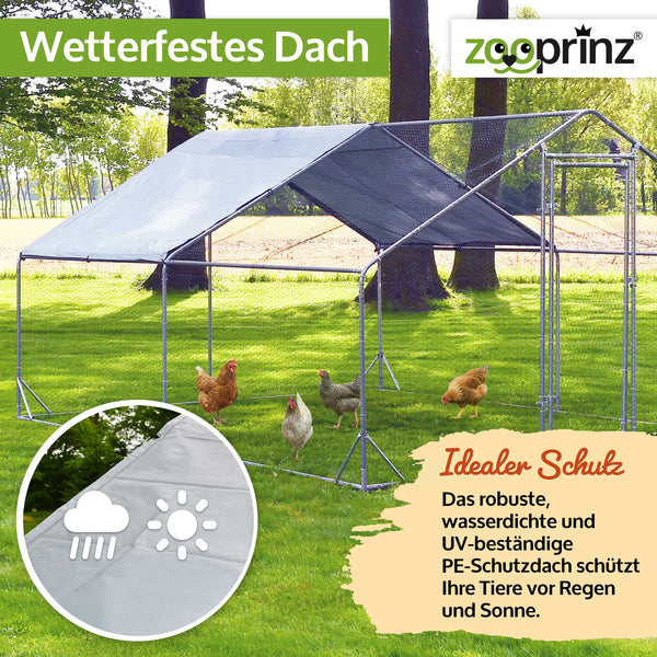 Freigehege Freilaufgehege XL Konrad 300x200x195cm