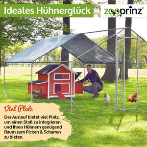 Freigehege Freilaufgehege XL Konrad 300x200x195cm