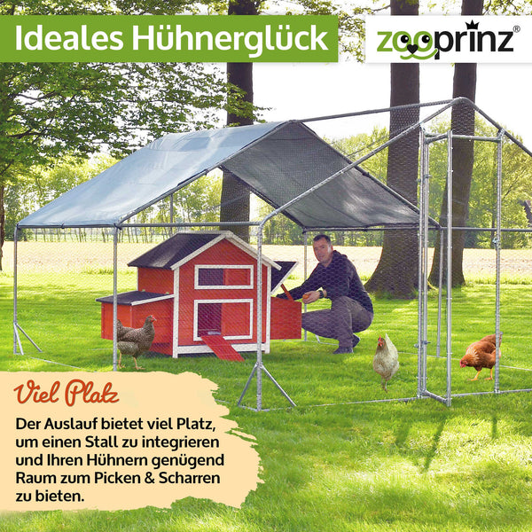 Freigehege Freilaufgehege XL Konrad 300x200x195cm