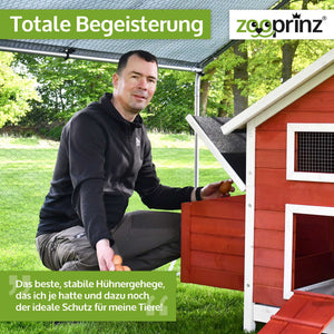 Freigehege Freilaufgehege XXL Konrad 400x300x195cm