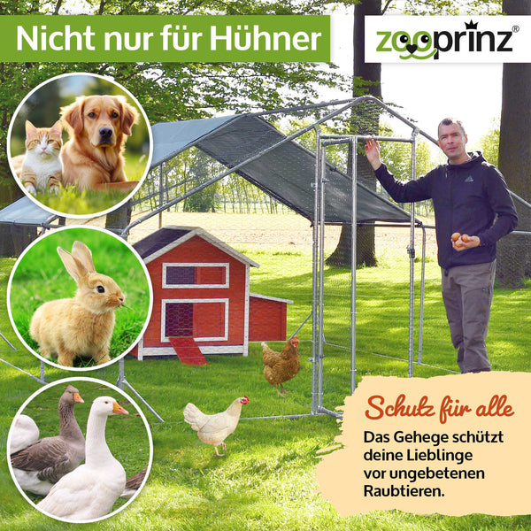 Freigehege Freilaufgehege XXL Konrad 400x300x195cm