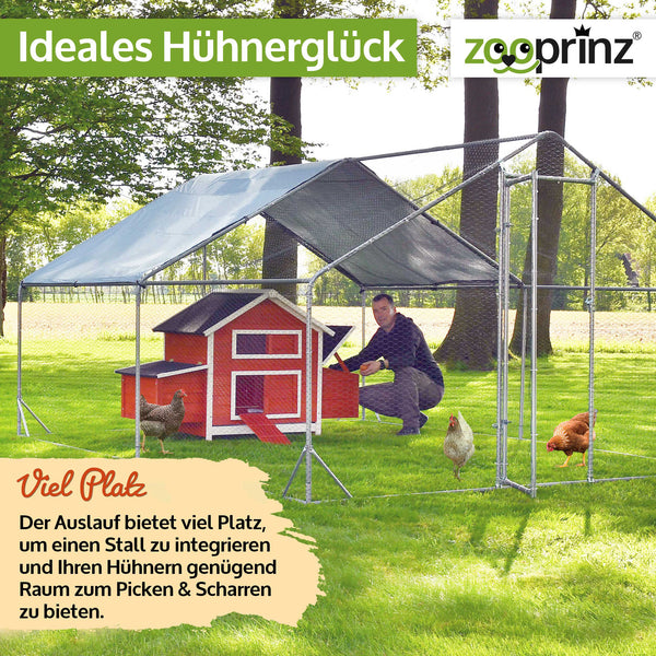 Freigehege Freilaufgehege XXL Konrad 400x300x195cm