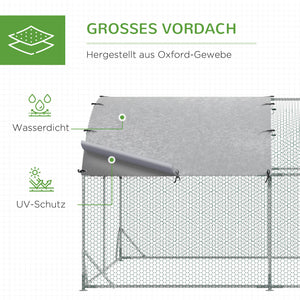 Freilaufgehege Outdoor stabil für Kleintiere Hühner Kaninchen