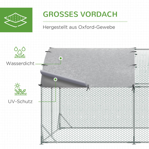 Freilaufgehege Outdoor stabil für Kleintiere Hühner Kaninchen