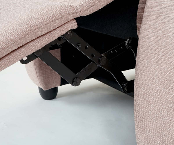 Fernsehsessel Relaxsessel Liegesessel Stoff creme-grau
