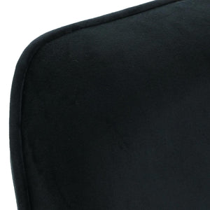 Freischwinger Esszimmerstuhl Küchenstuhl Stoff Öko-Tex anthrazit-blau