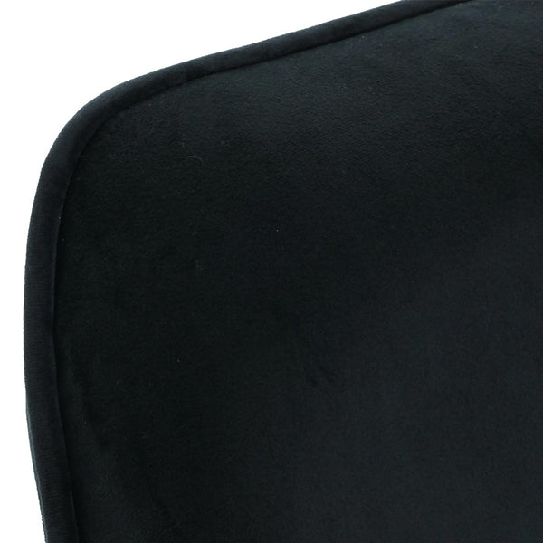 Freischwinger Esszimmerstuhl Küchenstuhl Stoff Öko-Tex anthrazit-blau
