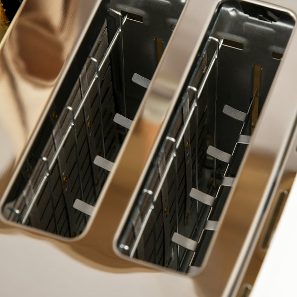 Frühstücksset Toaster und Wasserkocher mit 7 Stufen cremeweiss