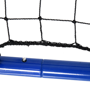 Fussball Rebounder Kickback Tor 100x95x90cm Blau