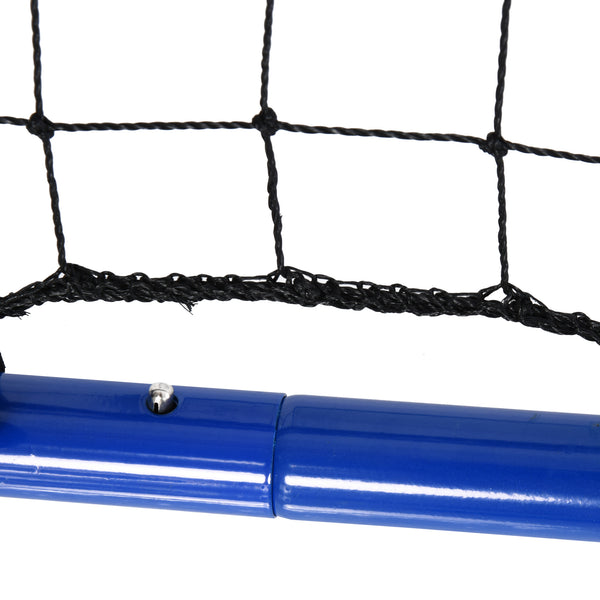 Fussball Rebounder Kickback Tor 100x95x90cm Blau