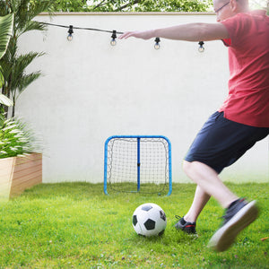 Fussball Rebounder für Fussball/Baseball klappbar 63x63cm Blau