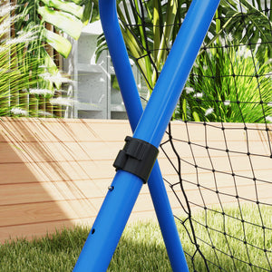 Fussball Rebounder für Fussball/Baseball klappbar 63x63cm Blau